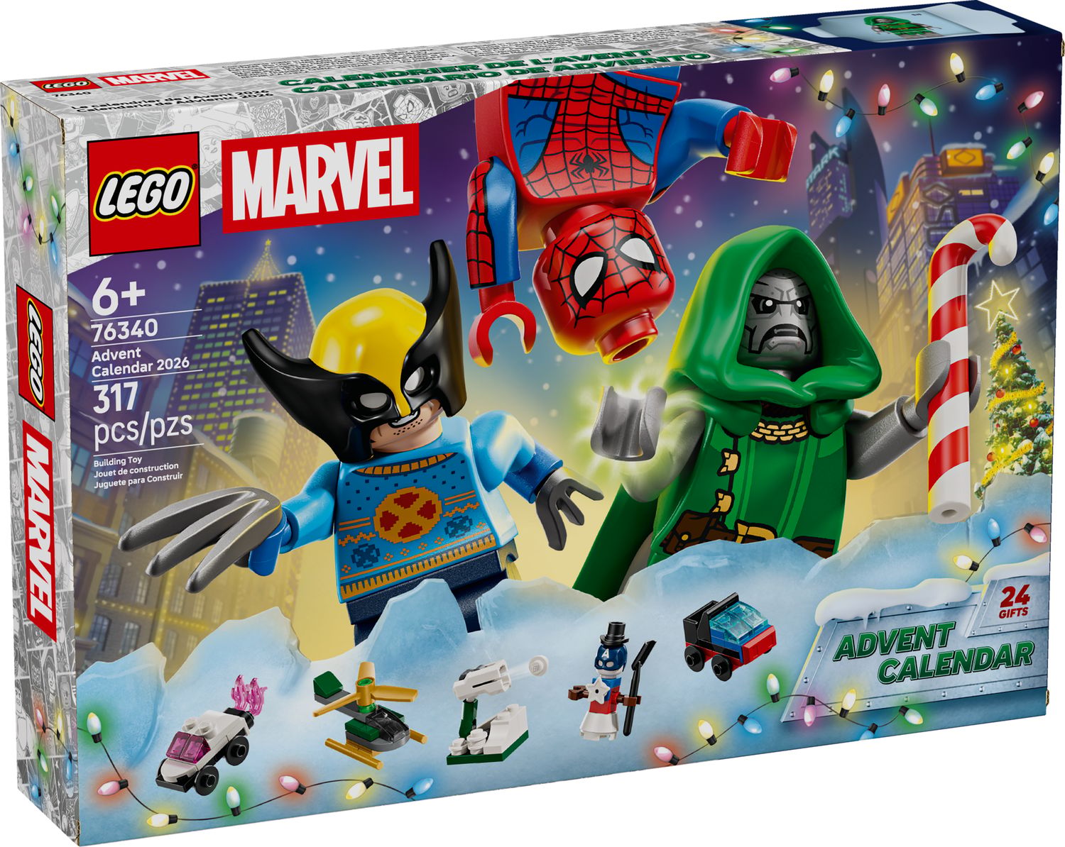 LEGO Marvel Advent Calendar 2026 box