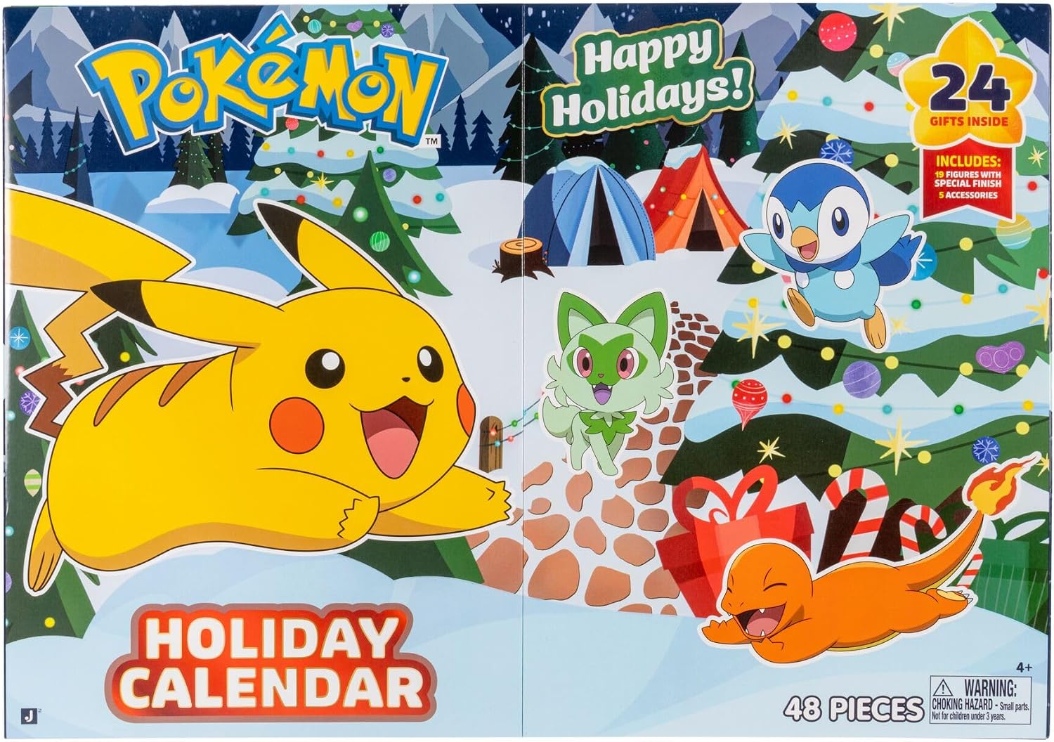 Jazwares Pokemon Holiday Calendar 2026 box