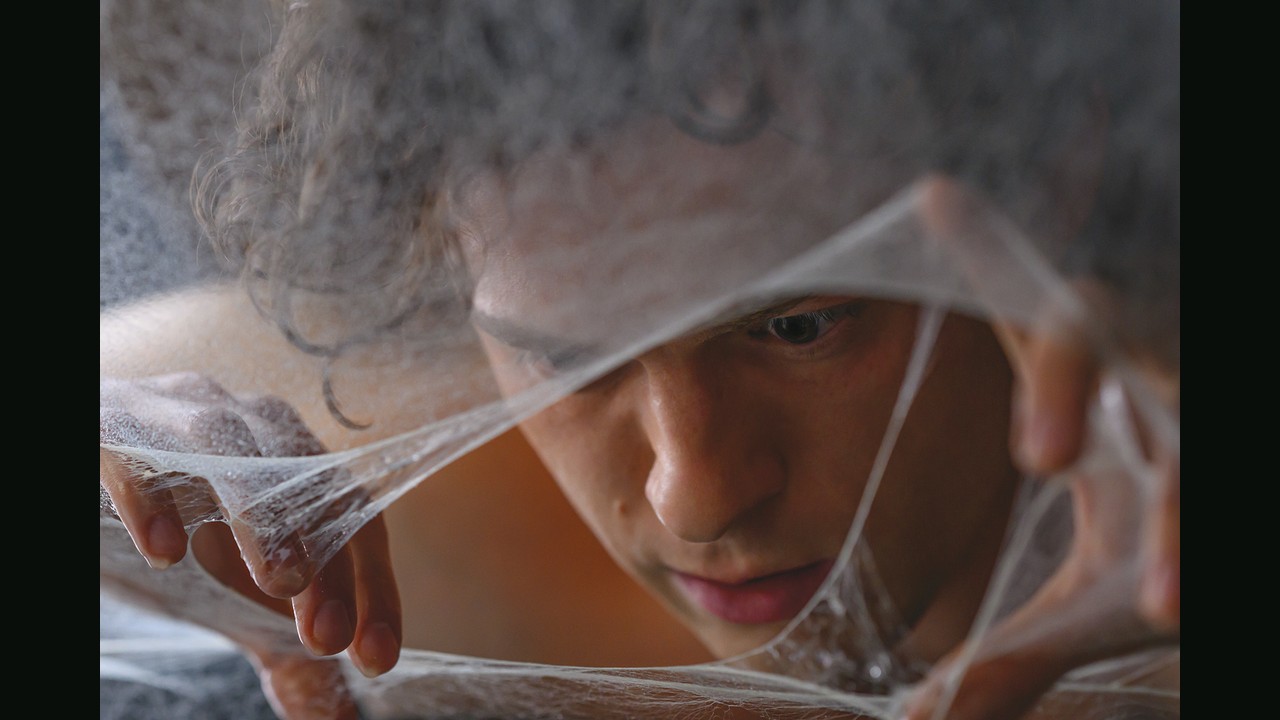 Official still from Spider-Man: Brand New Day (Columbia/Sony press). Peter Parker (Tom Holland). Photo: Jay Maidment. Columbia Pictures / Marvel Studios.