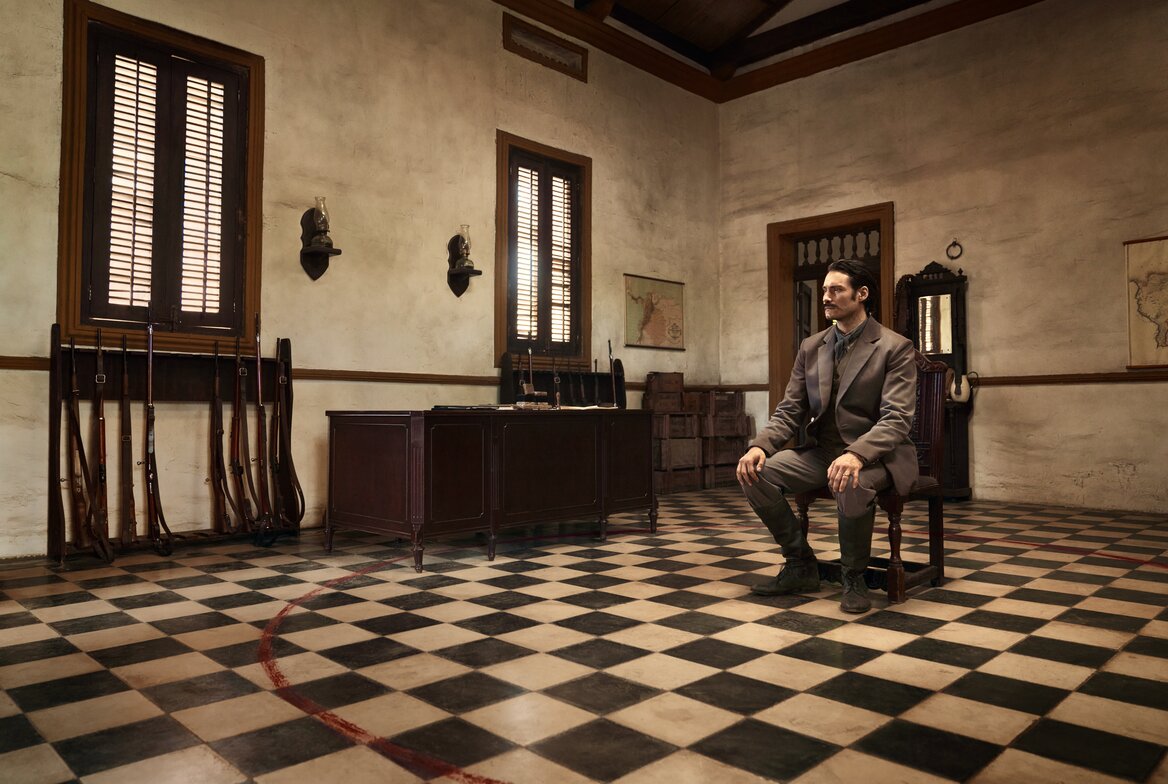 Official Netflix production still from One Hundred Years of Solitude (Cien años de soledad), Part 2. Mauricio González A. / Netflix, via Variety.