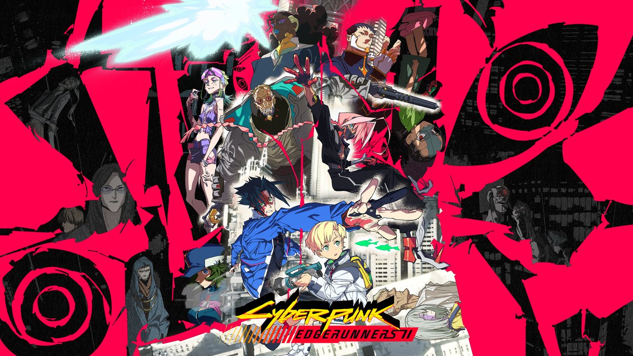 The launch key visual for Cyberpunk: Edgerunners 2 (CD PROJEKT RED and TRIGGER).