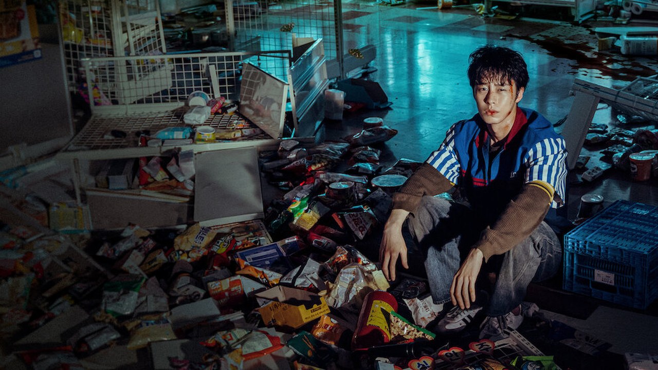 Dead-End Job key art from Netflix. TV desk on the October 30 premiere lock.