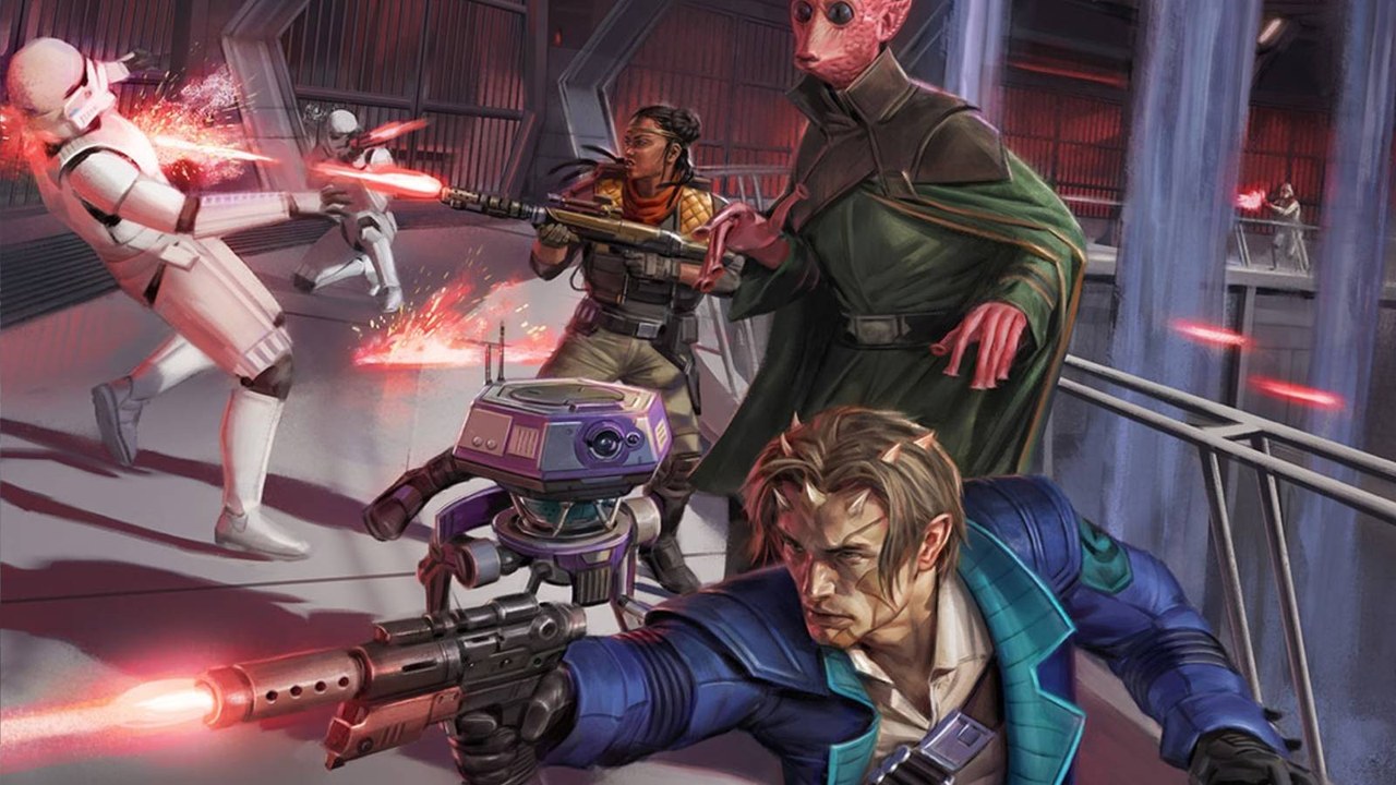 Concept art for D&D | Star Wars, Tyro Squadron: Adventures (Wizards of the Coast and Lucasfilm).