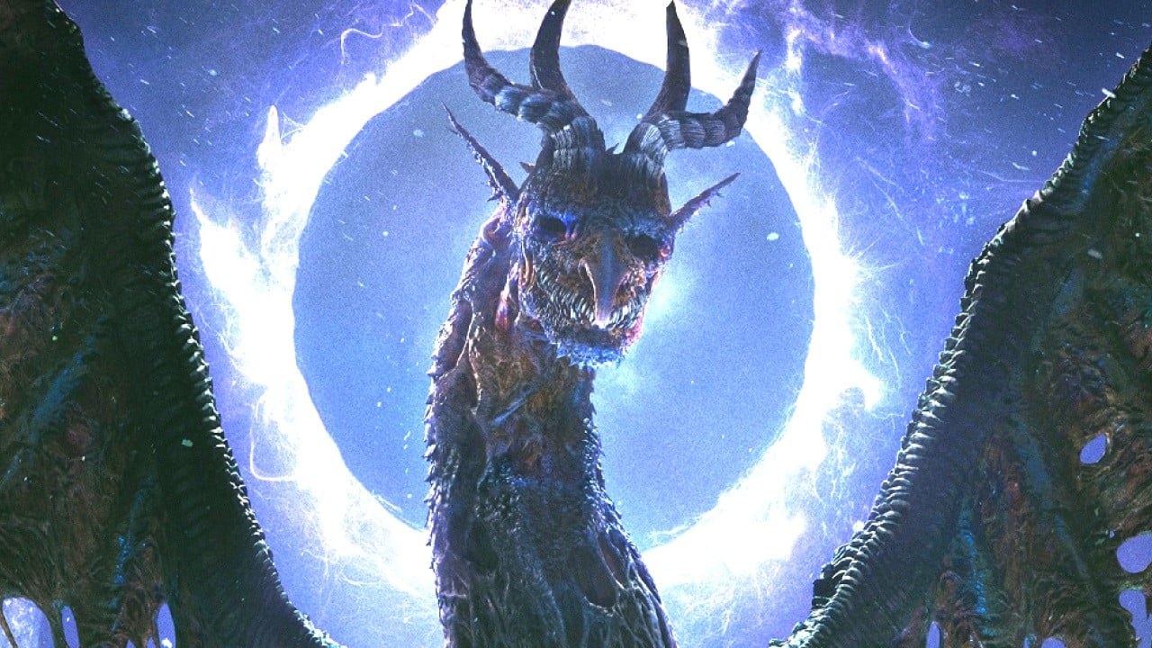 A dragon looms over Norgan in Dragon's Dogma 2: Dark Arisen (Capcom).