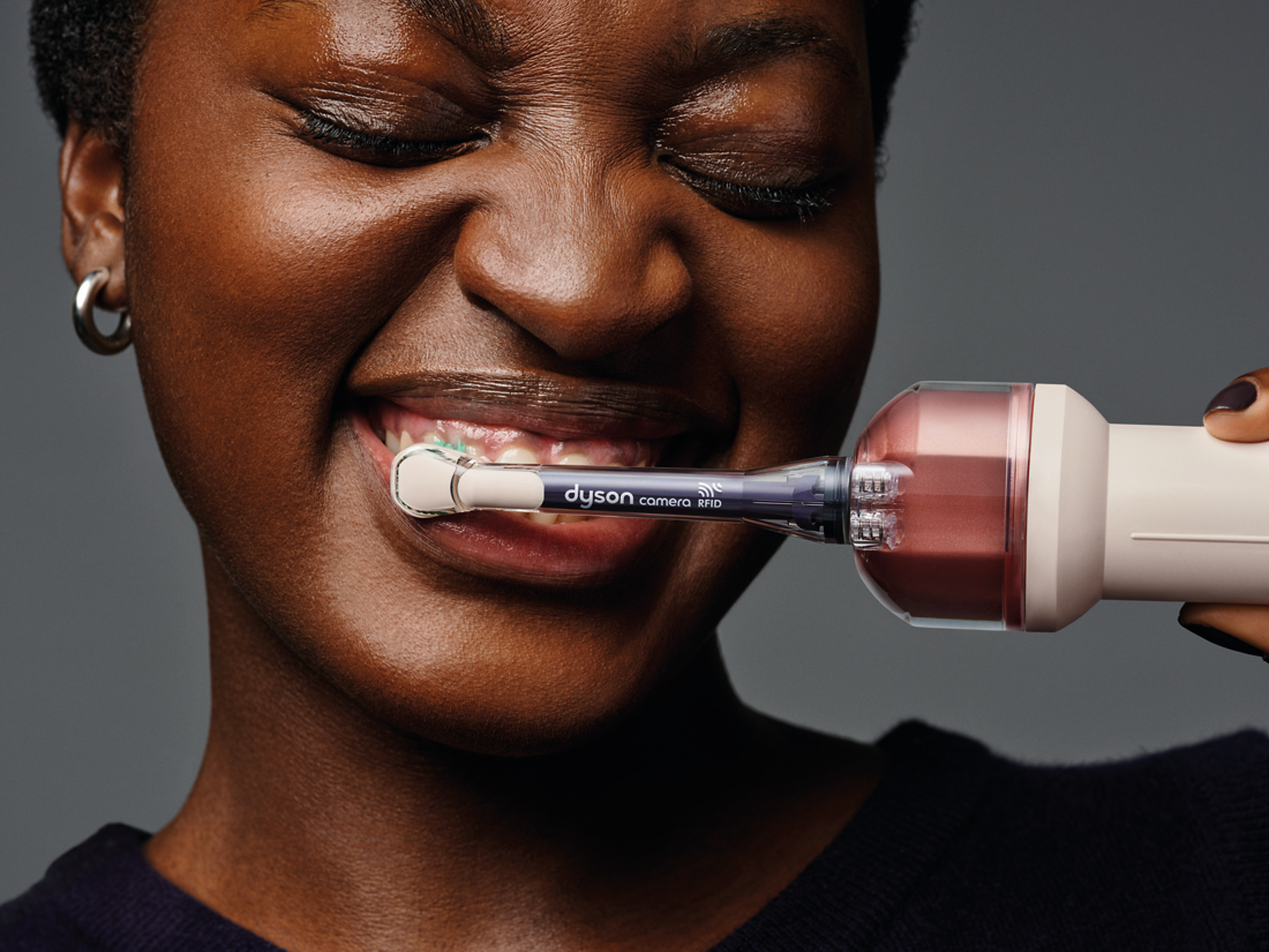Official Dyson product image for the CameraJet toothbrush and precision flosser, unveiled September 1, 2026. Courtesy of Dyson / PR Newswire.