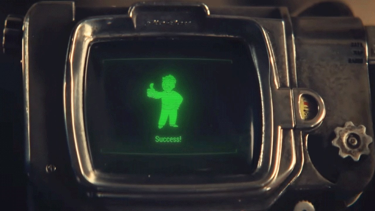 A Pip-Boy screen from the Fallout Shelter: The Experiment date teaser (Prime Video, via IGN).