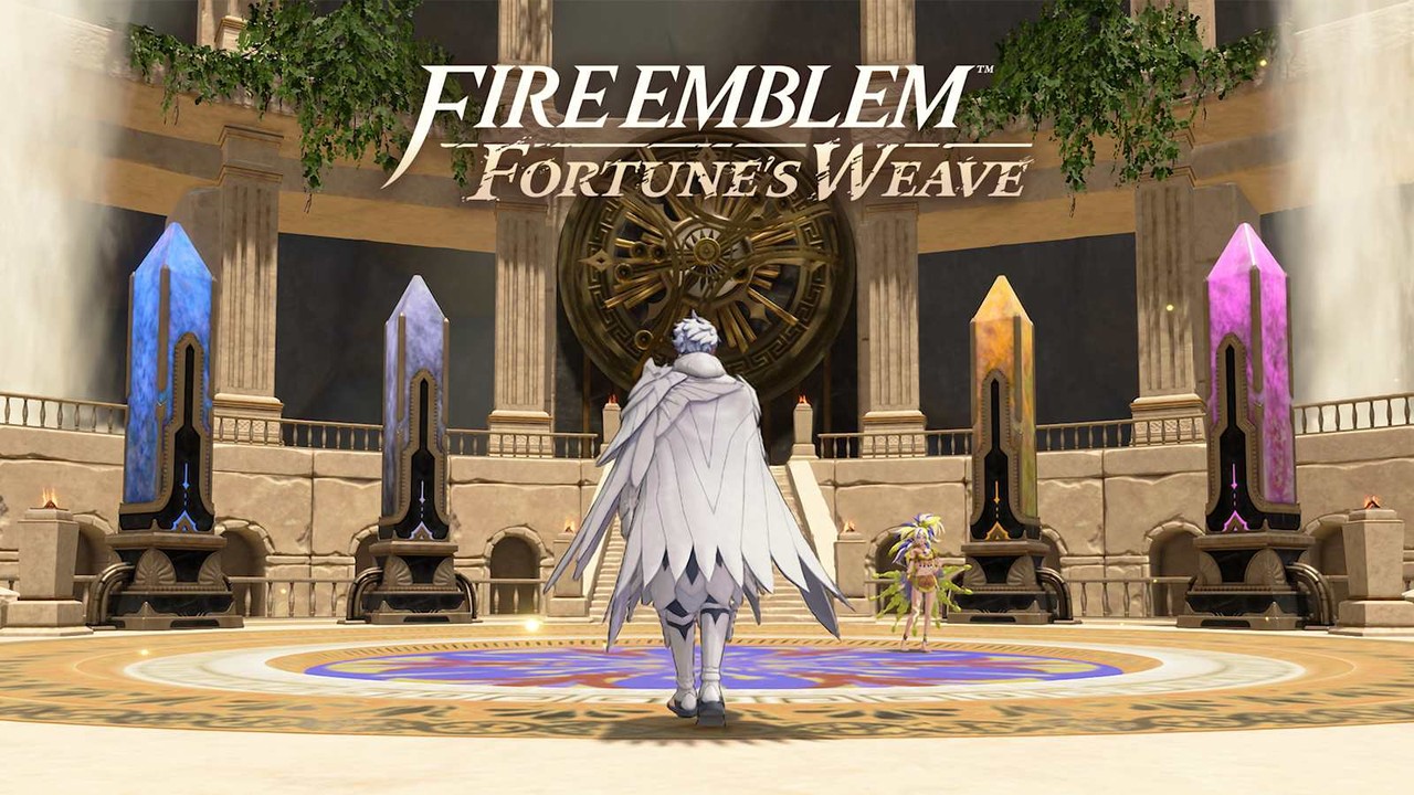 Fire Emblem: Fortune's Weave key art (Nintendo). Switch 2 exclusive ships September 17, 2026.
