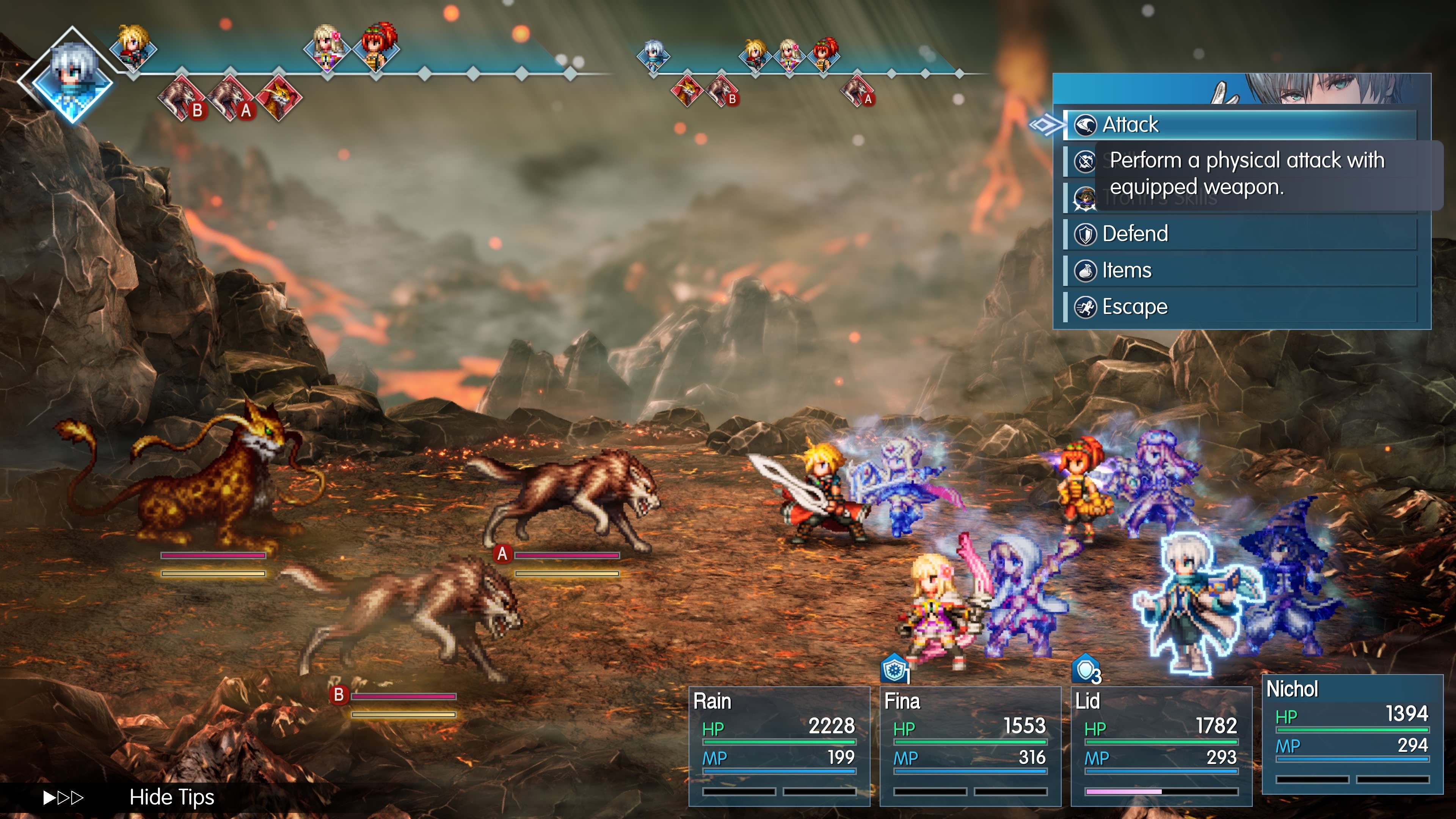 Official Final Fantasy Resonance HD-2D screenshot from Square Enix / PlayStation Blog State of Play coverage, September 2026. Demo grades desk.