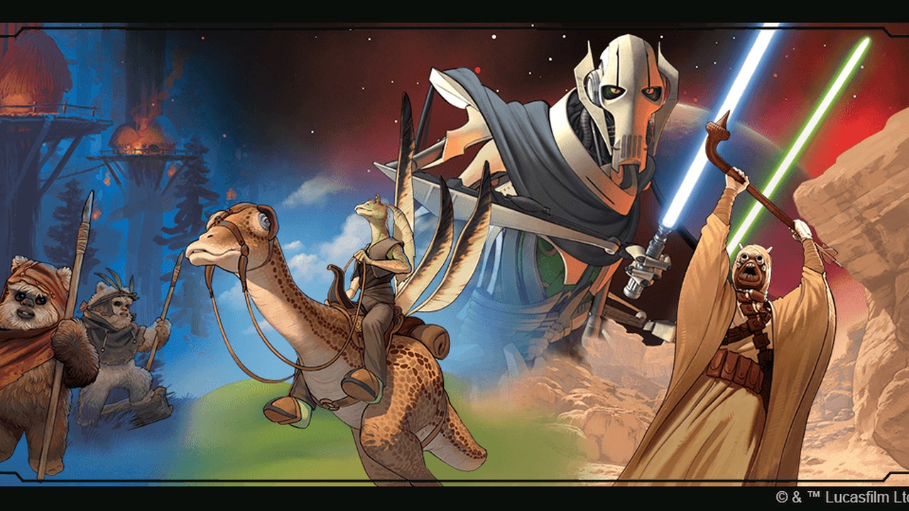 Star Wars: Unlimited Homeworlds key art. Fantasy Flight Games / Lucasfilm.