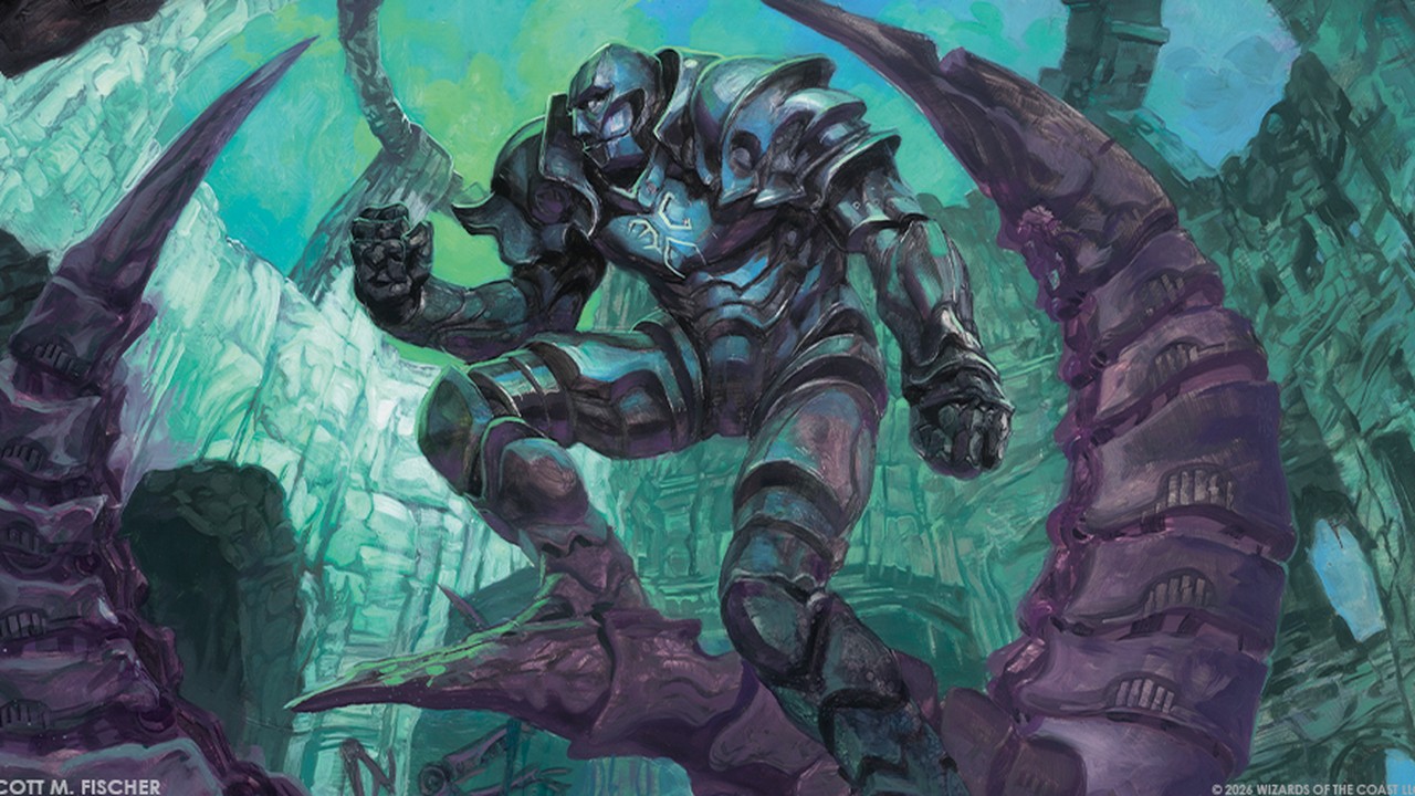 Magic: The Gathering Reality Fracture key art (Wizards of the Coast). One day to prerelease tables.