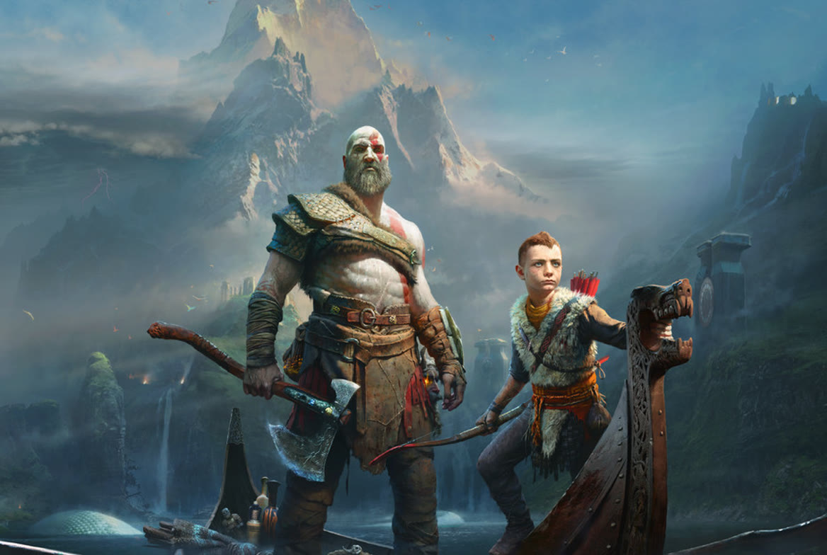 Official key art for God of War (2018). Santa Monica Studio / Sony.