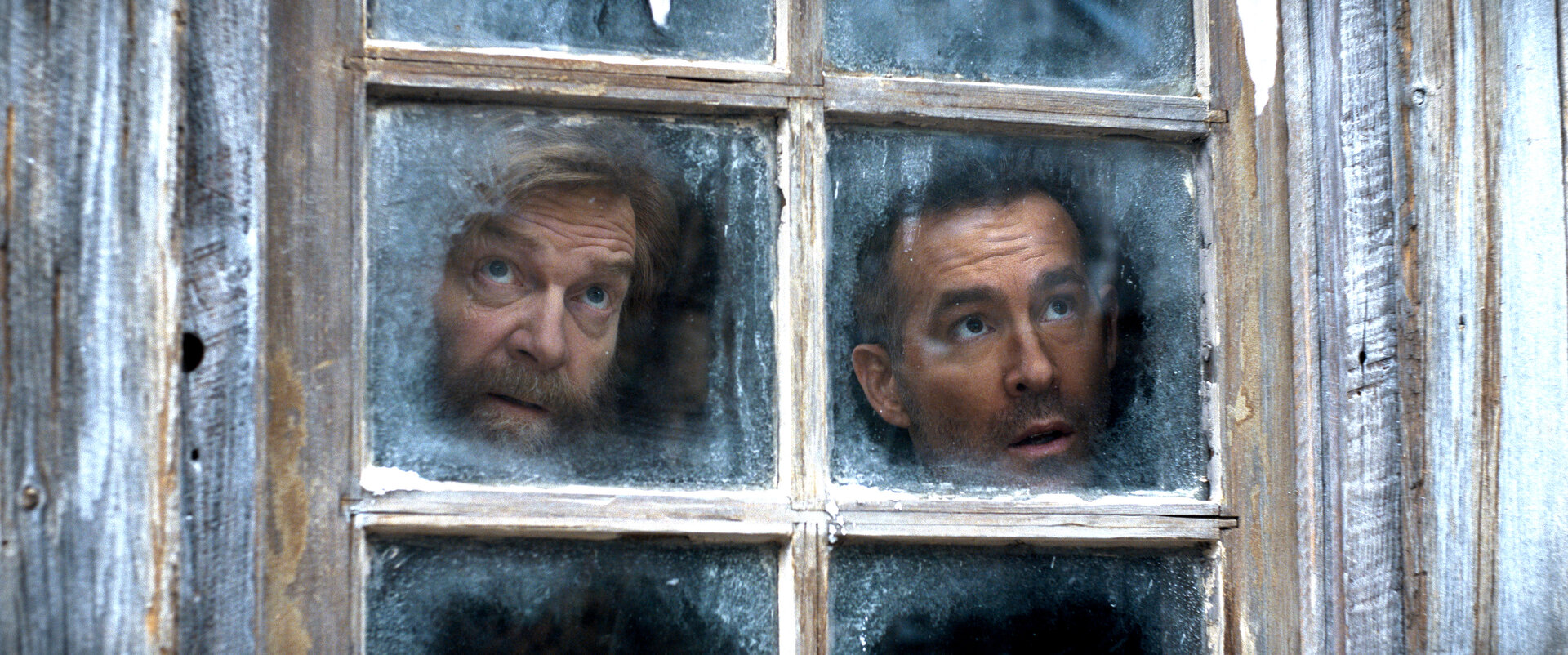 Official Apple TV still: Kenneth Branagh and Ryan Reynolds in Mayday, premiering September 4, 2026 on Apple TV. Courtesy of Apple.