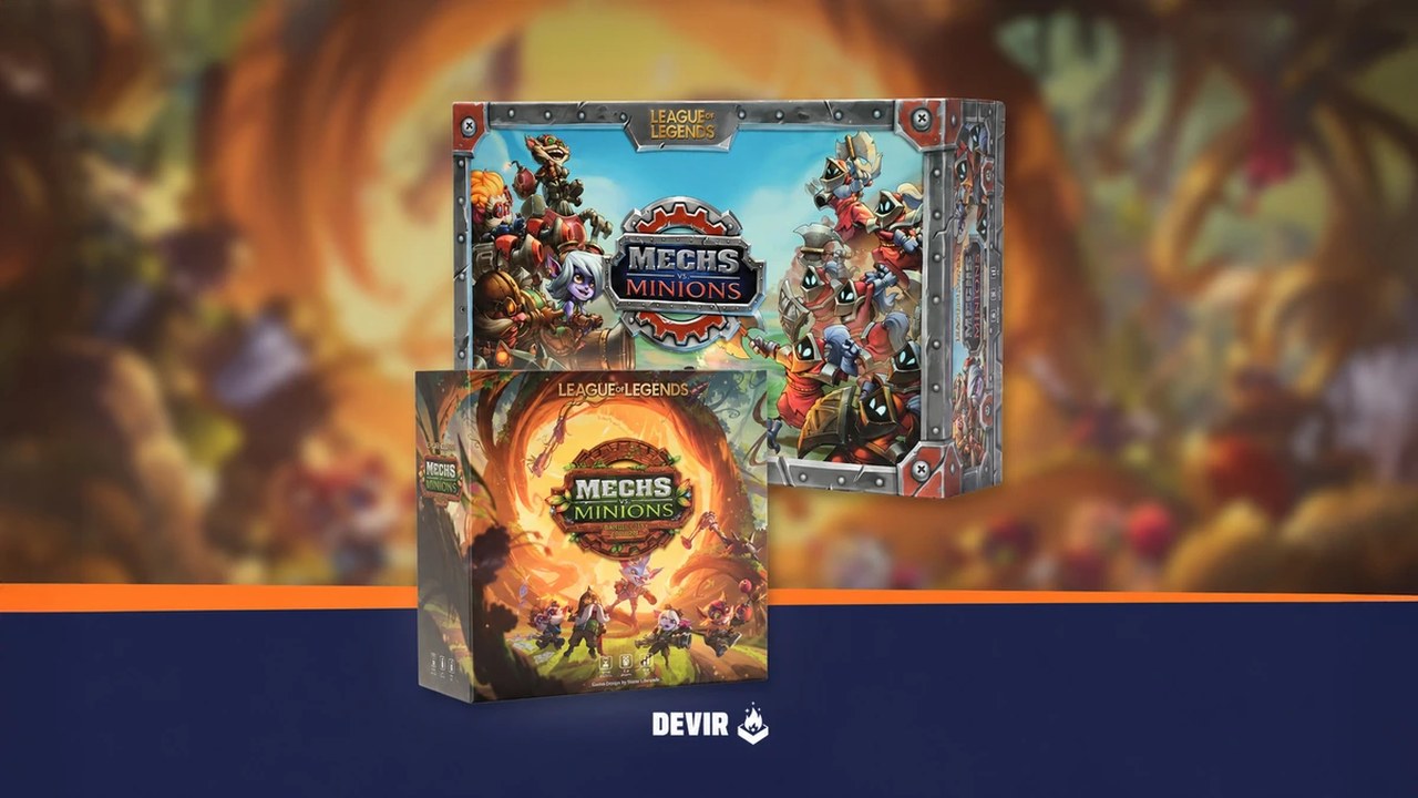 The Mechs vs. Minions Classic Edition and Bandle City Edition boxes (Incredible Dream Studios and Devir, via inHobby).