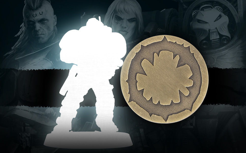 Official Warhammer Community feature image for September's Miniature of the Month: the Space Marine Scout promo tied to the final traditional free walk-in offer before October's replacement.