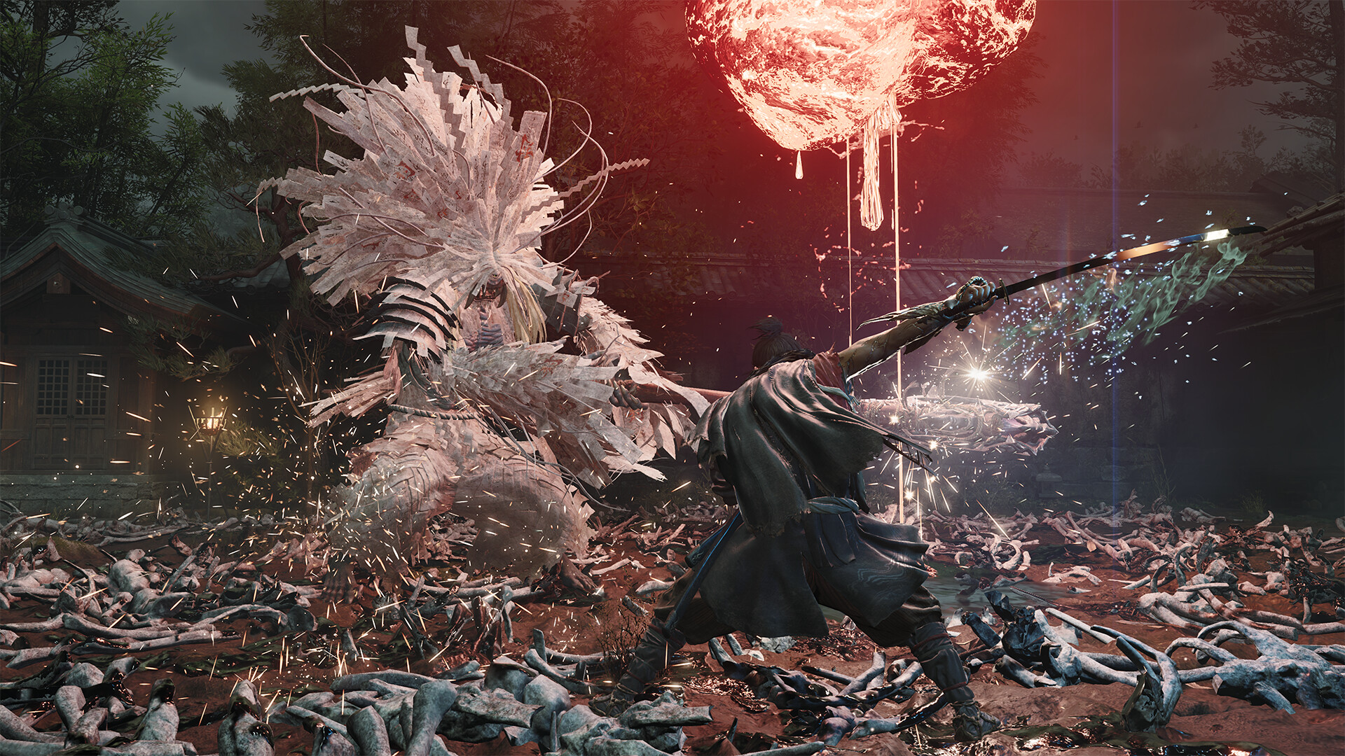 Official Steam screenshot for Onimusha: Way of the Sword by Capcom. Miyamoto Musashi faces Genma steel in a twisted Kyoto built on the RE Engine.