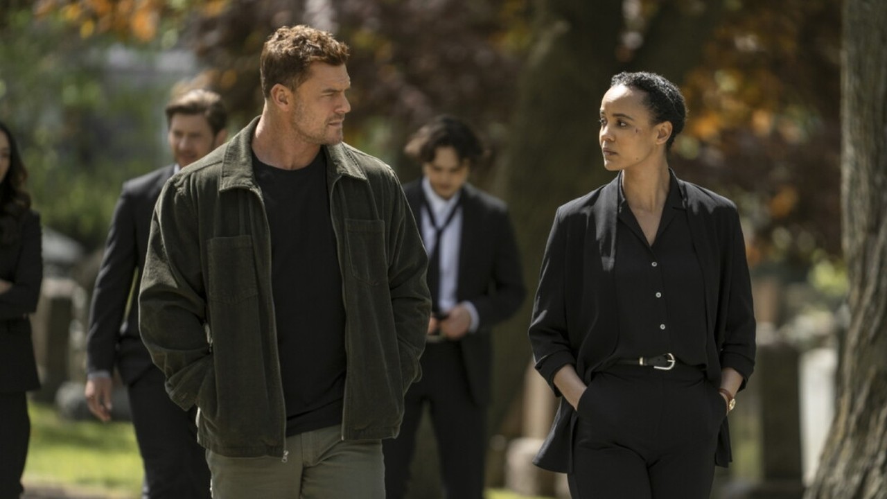 Neagley / Reacher Prime Video packaging still (Amazon MGM). Finale night meets spinoff dump.