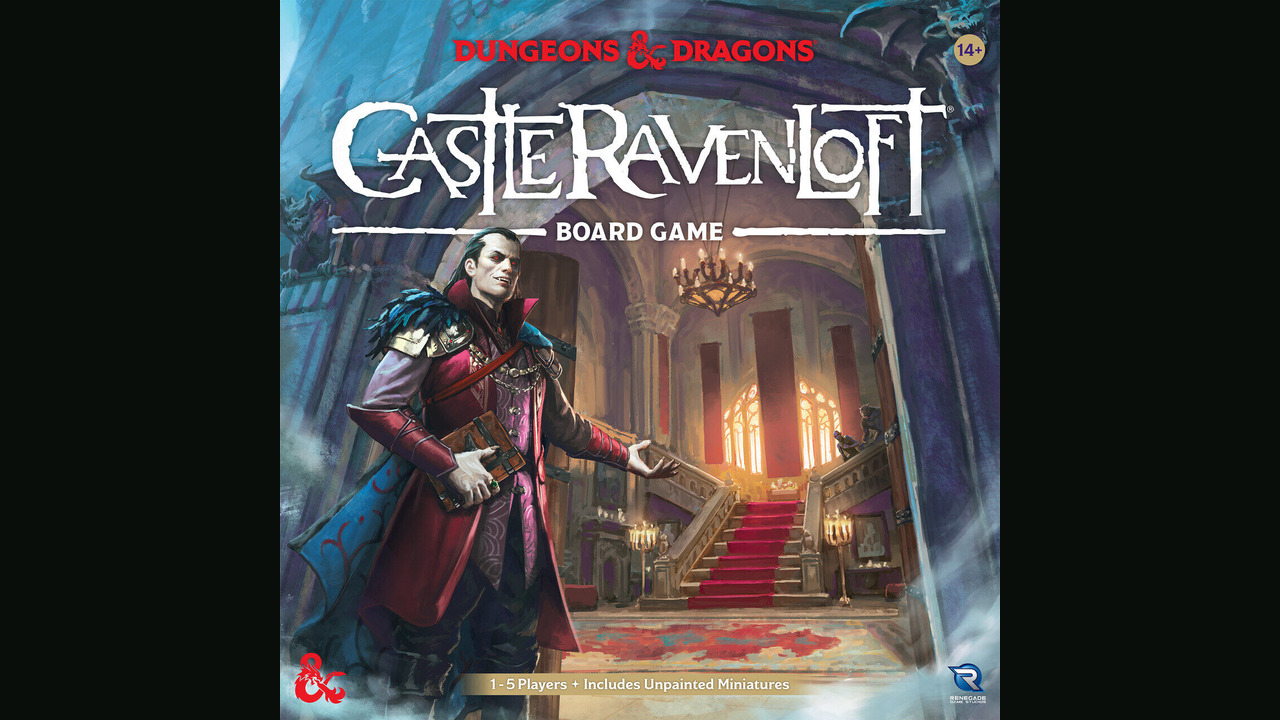 Official Renegade Game Studios product art for the returning Dungeons & Dragons: Castle Ravenloft Board Game: the February 2027 co-op carton now open for preorder in Standard and Premium editions.
