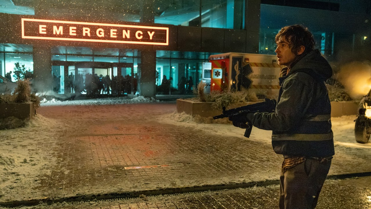 Resident Evil still (Sony Pictures). Opening-day reviews weather for Zach Cregger's Capcom reboot.