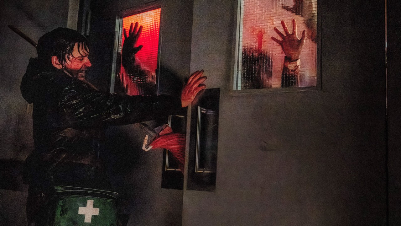 Austin Abrams in Resident Evil (Sony Pictures / Constantin). Thursday week-two filing after Tuesday actuals.