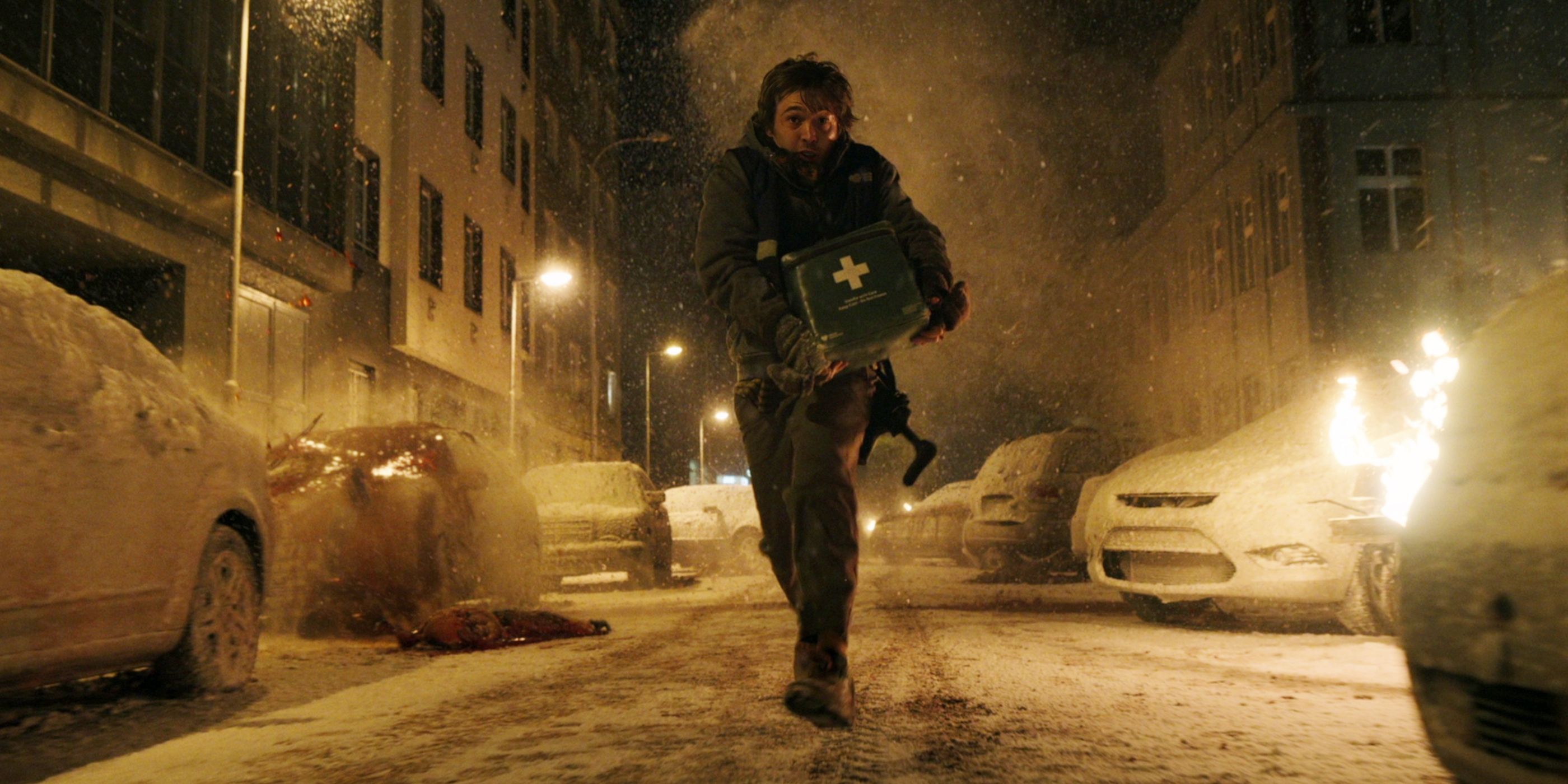 Official Columbia Pictures still of Austin Abrams as Bryan in Zach Cregger's Resident Evil. Photo: Sony Pictures / Columbia Pictures.