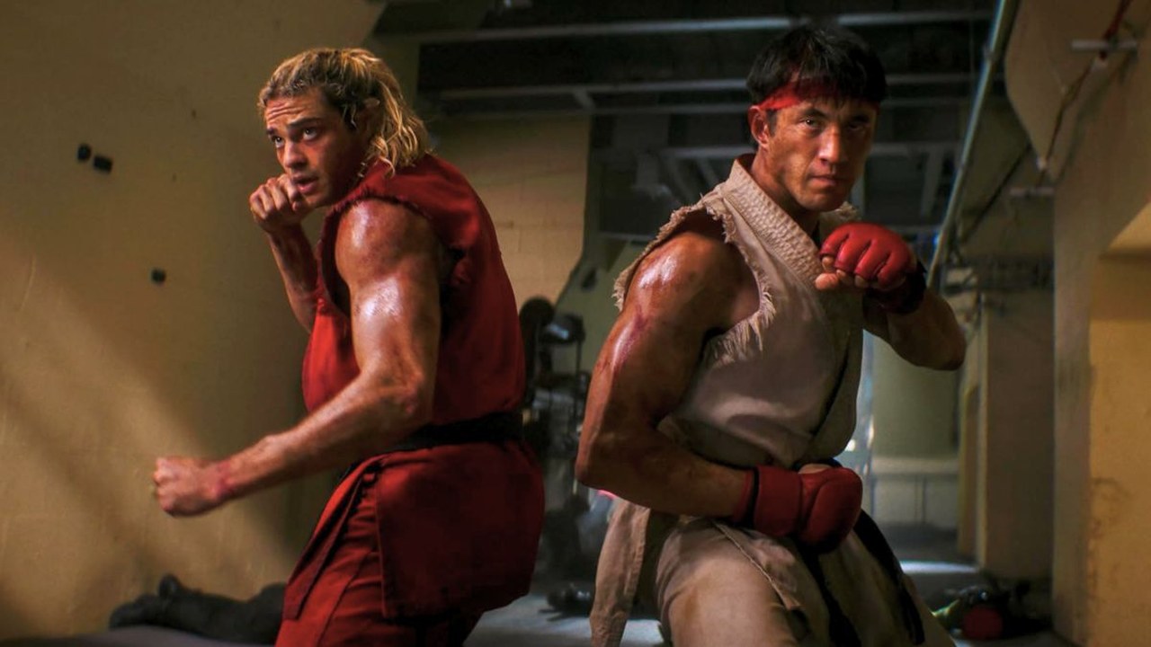 Noah Centineo as Ken Masters and Andrew Koji as Ryu in Street Fighter (Legendary, via ComingSoon).