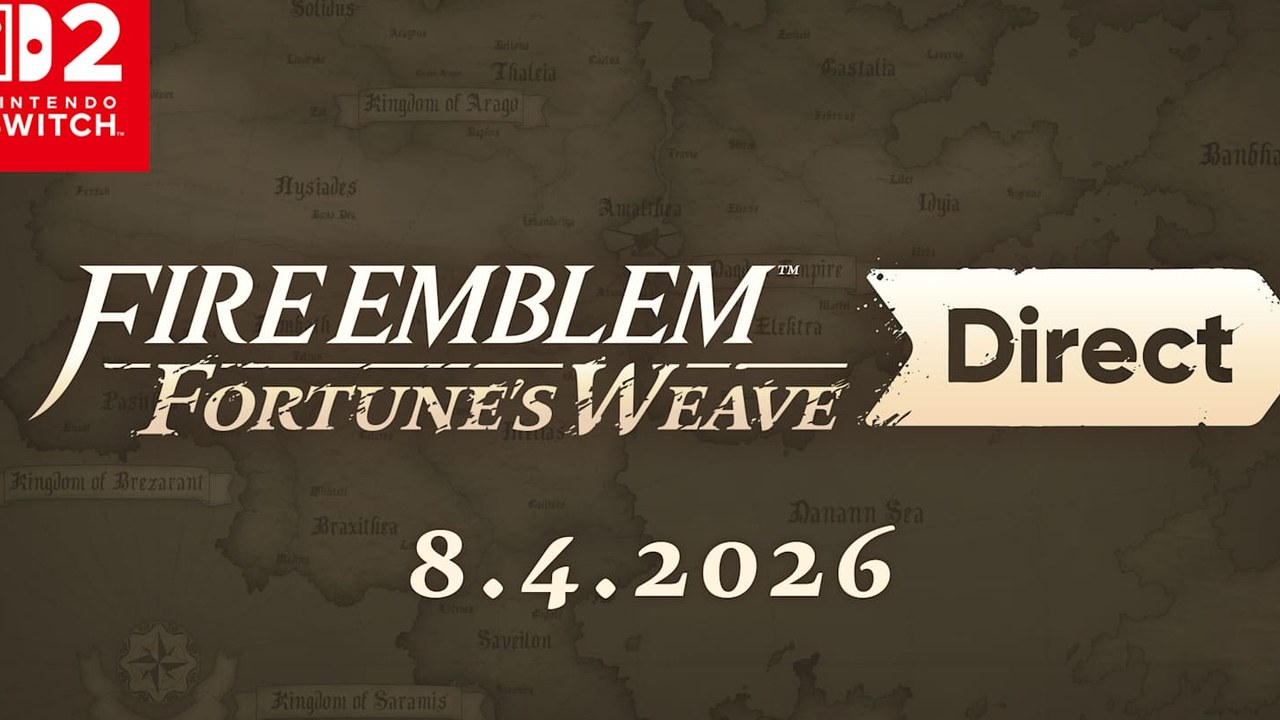 Fire Emblem / Switch 2 launch-week still (Nintendo). Sunday backlog habit after Fortune's Weave and LEGO Batman carts.