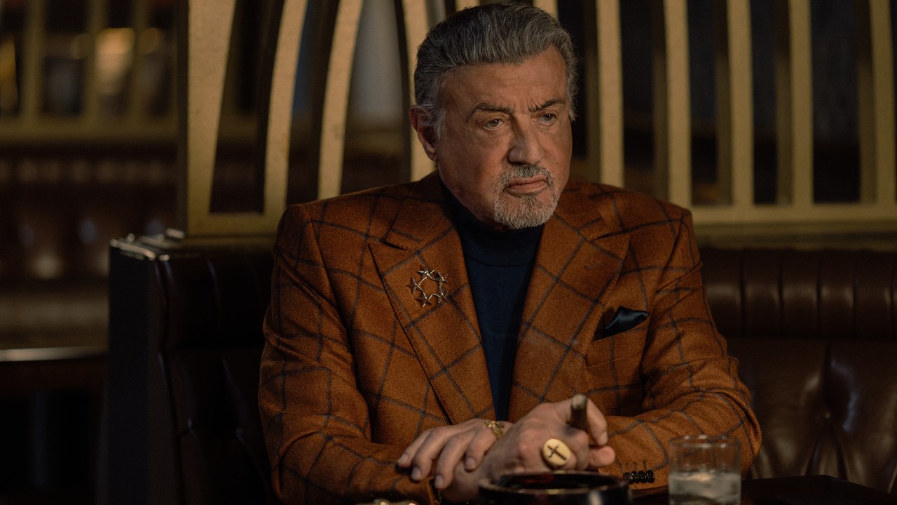 Sylvester Stallone as Dwight Manfredi in Tulsa King Season 4 (Steve Swisher / Paramount+ via Deadline). TV desk on the trailer and October 16 premiere.