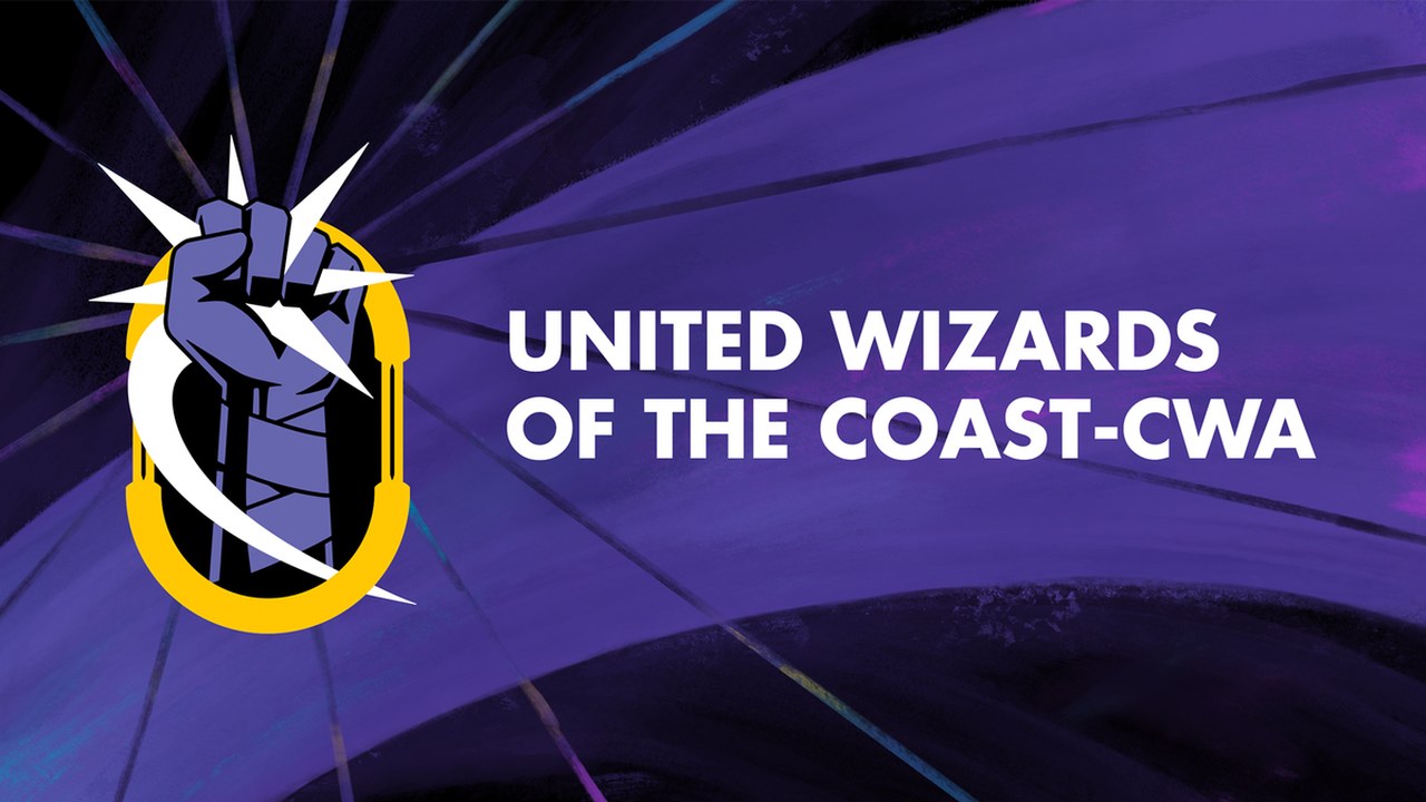 The United Wizards of the Coast CWA logo (UWOTC-CWA, via Vertical Slice).