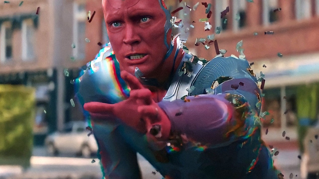 Marvel's VisionQuest still (Marvel Studios / Disney+). About three weeks to BFI Oct 12 and Disney+ Oct 14.