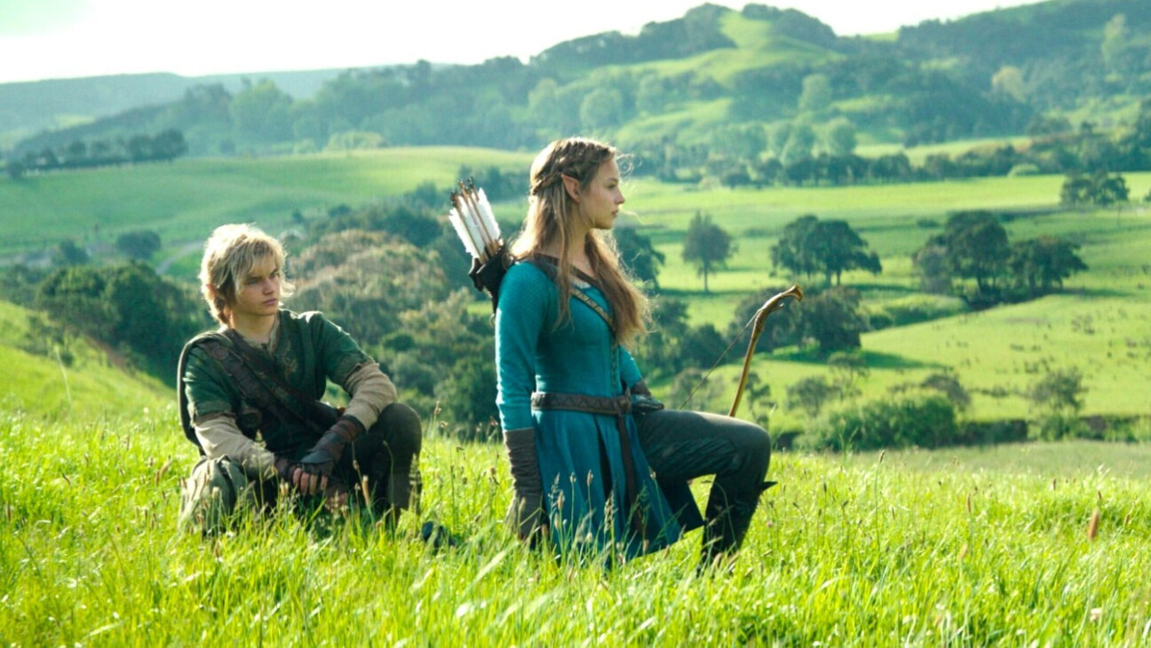 Official first-look still of Benjamin Evan Ainsworth as Link and Bo Bragason as Zelda in Sony Pictures and Nintendo's live-action The Legend of Zelda. Photo: Nintendo/Sony via The Hollywood Reporter.