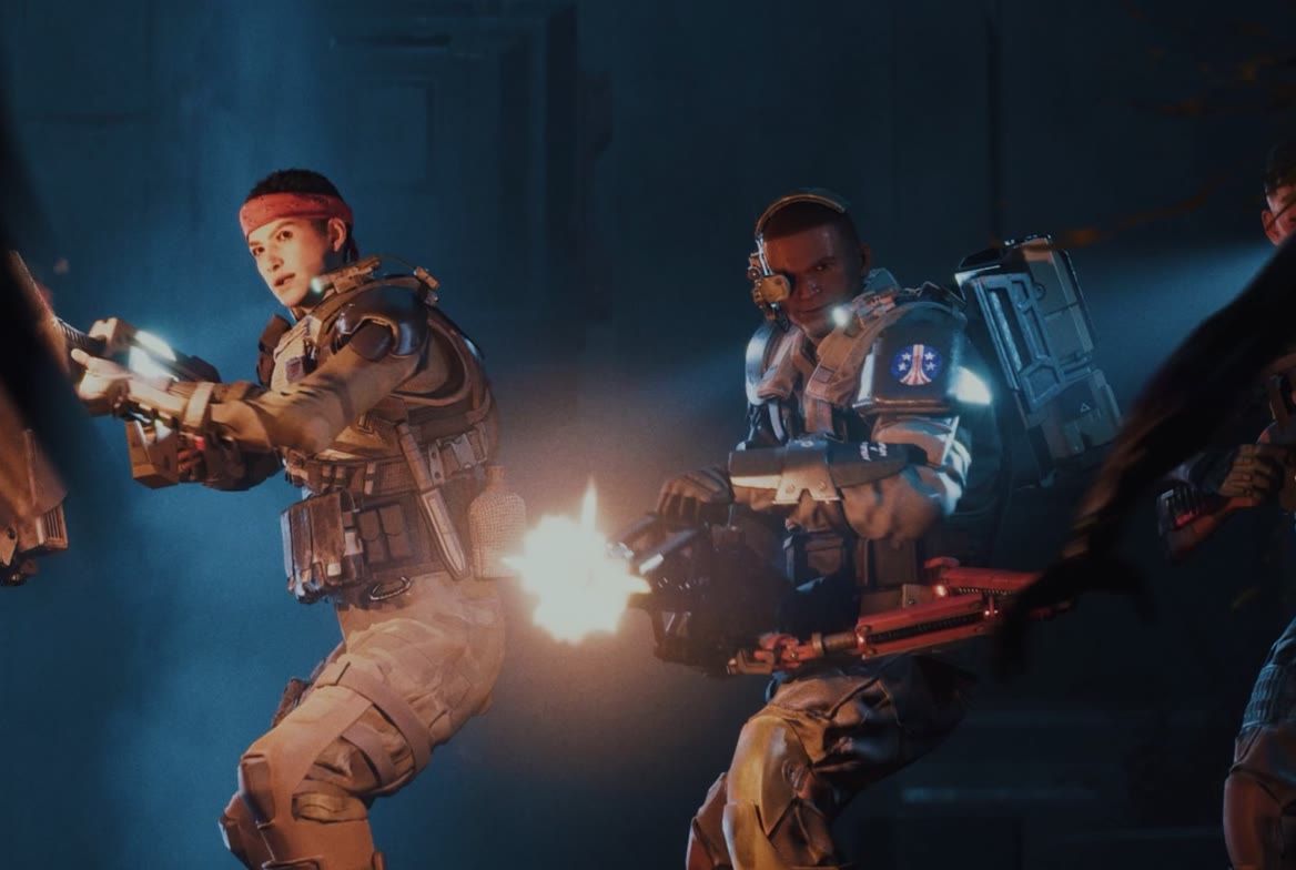 Official key art for Aliens: Fireteam Elite 2. Cold Iron Studios / Daybreak.